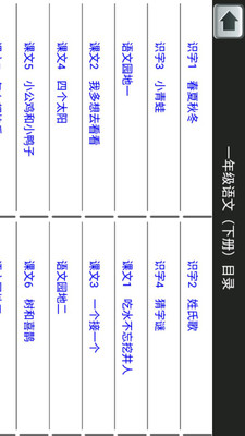 一年级语文下生字表截图