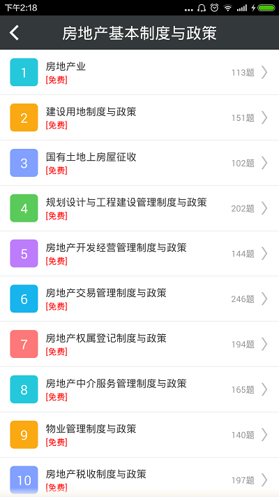 房地产估价师总题库截图