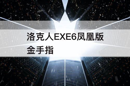 洛克人EXE6凤凰版金手指