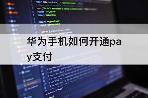 华为手机如何开通pay支付